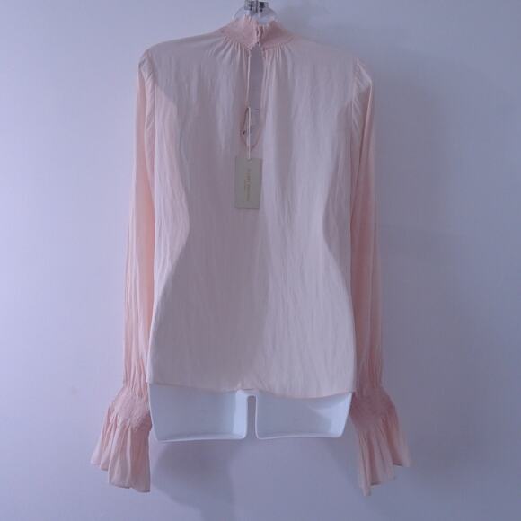 NWT Ramy Brook Women's Eclipse Embroidered Balloon Sleeve Top S NWT 345 Cream - Picture 4 of 11